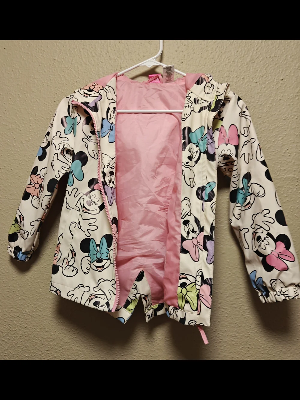 Disney Pink Lined Jacket - Girls Size 6/7